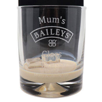 Personalised Luxury Baileys Hamper Gift And Engraved Glass Tumbler, 3 of 3