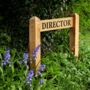 Bespoke Solid Oak Two Post Sign – Custom Font And Traditional Mortise Joinery, thumbnail 8 of 12
