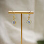 Forget Me Not Minimalist Silver Or Gold Earrings, thumbnail 5 of 12