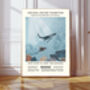 Natural History Exhibition Whale Print, thumbnail 1 of 3