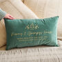 Personalised Special Place Mother's Day Velvet Cushion, thumbnail 2 of 4