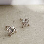 Mother Of Pearl Lotus Flower Studs, thumbnail 7 of 8