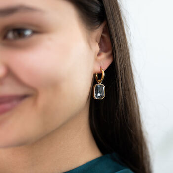 Pendant Hoop Earrings, 2 of 6