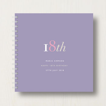 Personalised 18th Birthday Memory Book Or Album, 11 of 12