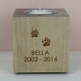 Pet Memorial Tea Light Candle Holder, thumbnail 4 of 5