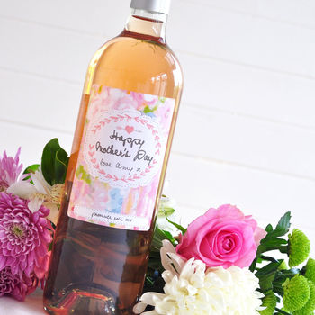 Floral Personalised Mother's Day Wine, 2 of 5
