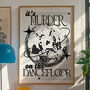 Murder On The Dancefloor Print | Disco Ball | Music Poster | Wall Art | A5 A4 A3 | | Bold | Typographic | Quote | Wall Decor |, thumbnail 1 of 8