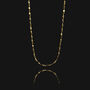 Tinsel Chain Necklace 18k Gold Plated, thumbnail 1 of 4