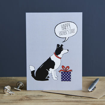 Border Collie Father's Day Card, 2 of 2