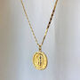 Peace On Earth Gold Plated Christmas Necklace, thumbnail 5 of 7