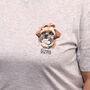 Bespoke Dog Portrait Illustrated T Shirt, thumbnail 6 of 7