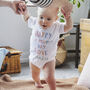 'Happy First Mummy's Day' Mother's Day Babygrow, thumbnail 1 of 4