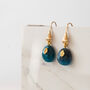 Gold Plated Apatite And Rose Quartz Drop Earrings, thumbnail 1 of 7