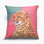 Lion And Cheetah Animal Cushion, thumbnail 7 of 12