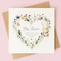 Personalised Wildflower Teacher Thank You Card, thumbnail 1 of 3