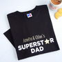 Personalised Superstar Daddy T Shirt, thumbnail 5 of 12