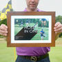Personalised Golf Photo Collage Print, thumbnail 1 of 4