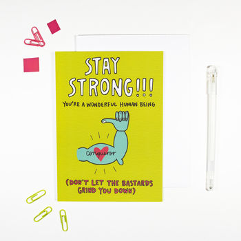 Stay Strong!!! Encouragement Pin, 8 of 8