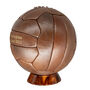 Personalised Vintage 18 Panel Leather Football, thumbnail 2 of 3