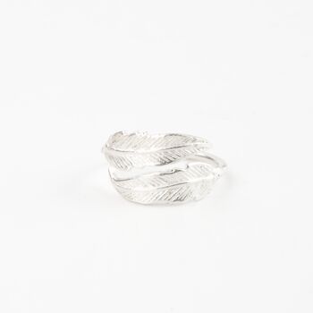 Adjustable Feather Wrap Ring, 2 of 4