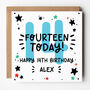 Ages 10 To 18 Blue Birthday Card, thumbnail 1 of 9