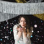 Gold Fringe Party Garland 135cm, thumbnail 11 of 11