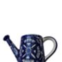 Bold Blue Pottery Ceramic Watering Can/Vase, thumbnail 12 of 12