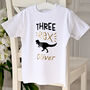 Personalised 'Threerex' White T Shirt, thumbnail 1 of 3