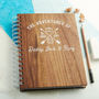 Personalised 'Adventures Of' Walnut Hobby Notebook, thumbnail 1 of 6