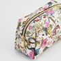 Floral Engravings Cosmetics Pouch, thumbnail 4 of 5