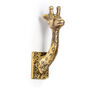 Antique Gold Giraffe Coat Hook, thumbnail 1 of 3