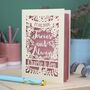 Personalised Papercut 'Forever And Always' Wedding Card, thumbnail 4 of 8