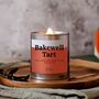 Bakewell Tart Crackle Wick Candle For Bakery And Desert Lovers, thumbnail 2 of 7