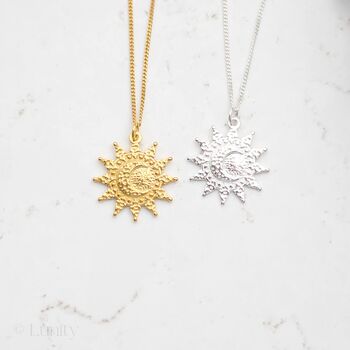 Gift For Wife, Sun And Moon Necklace, 2 of 8