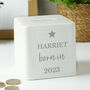 Personalised Born In Money Box, thumbnail 1 of 5