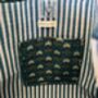 Tote Bag, Beach Bag, Block Print Indian Handbag, Indigo, thumbnail 8 of 11