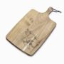 Personalised Japanese Akita Inu Engraved Acacia Serving Board, thumbnail 3 of 9