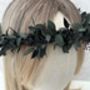 Gothic Black Flower Crown, thumbnail 2 of 6