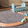 Personalised Wooden Car Racetrack Toy With Pitstop, thumbnail 1 of 5