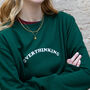 Overthinking Embroidered Sweatshirt, thumbnail 2 of 4