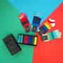 Block Stripe Men’s Trainer Socks Gift Box, thumbnail 3 of 7