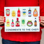 Funny Condiments Chopping Board, thumbnail 3 of 6