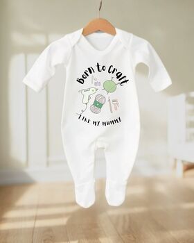 Born To Craft Like Mummy/ Nanny Baby Bodysuit, 2 of 5