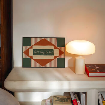 Let's Stay In Bed Stripe Print, 8 of 11