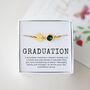 Graduation Gift For Her – Personalised Birthstone And Initial Bracelet, thumbnail 1 of 10