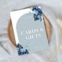 Blue Cards And Gifts Wedding Sign Board, thumbnail 4 of 5