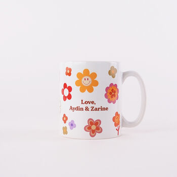 Personalised Floral Mighty Fine Mother Mug, 3 of 3