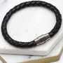 Men's Infinity Symbol Leather Bracelet, thumbnail 1 of 5
