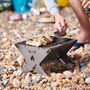 Personalised Couples 11th Steel Anniversary Fire Pit, thumbnail 1 of 8