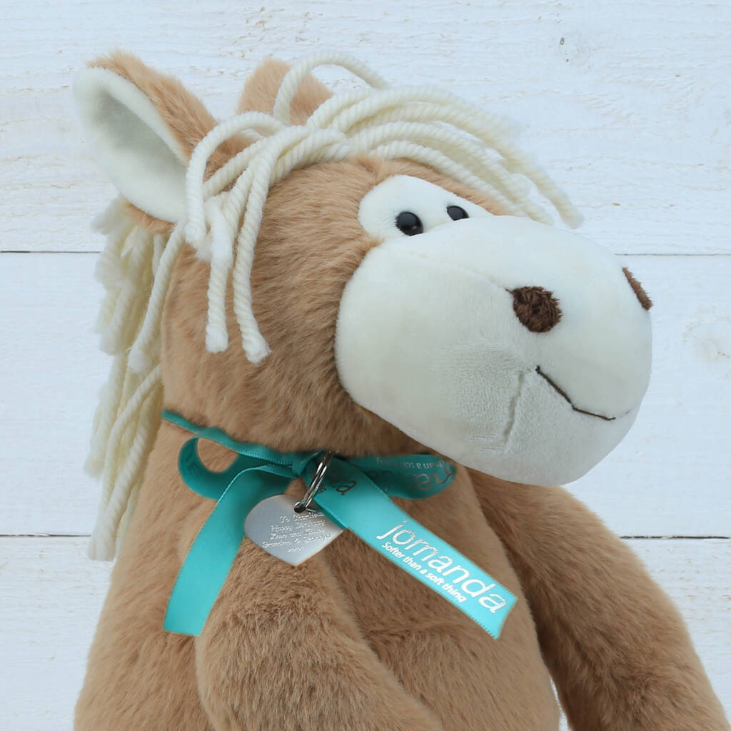 Haffi Pony Door Stop With Personalised Keyring, 1 of 10